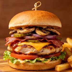 Chicken Deluxe Burger
