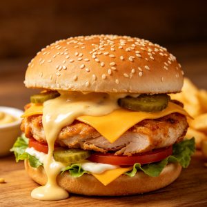 Chicken Cheese Burger