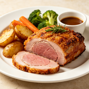 Roast Pork & Crackling Dinner