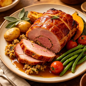 Roast Pork & Sage Stuffing Dinner