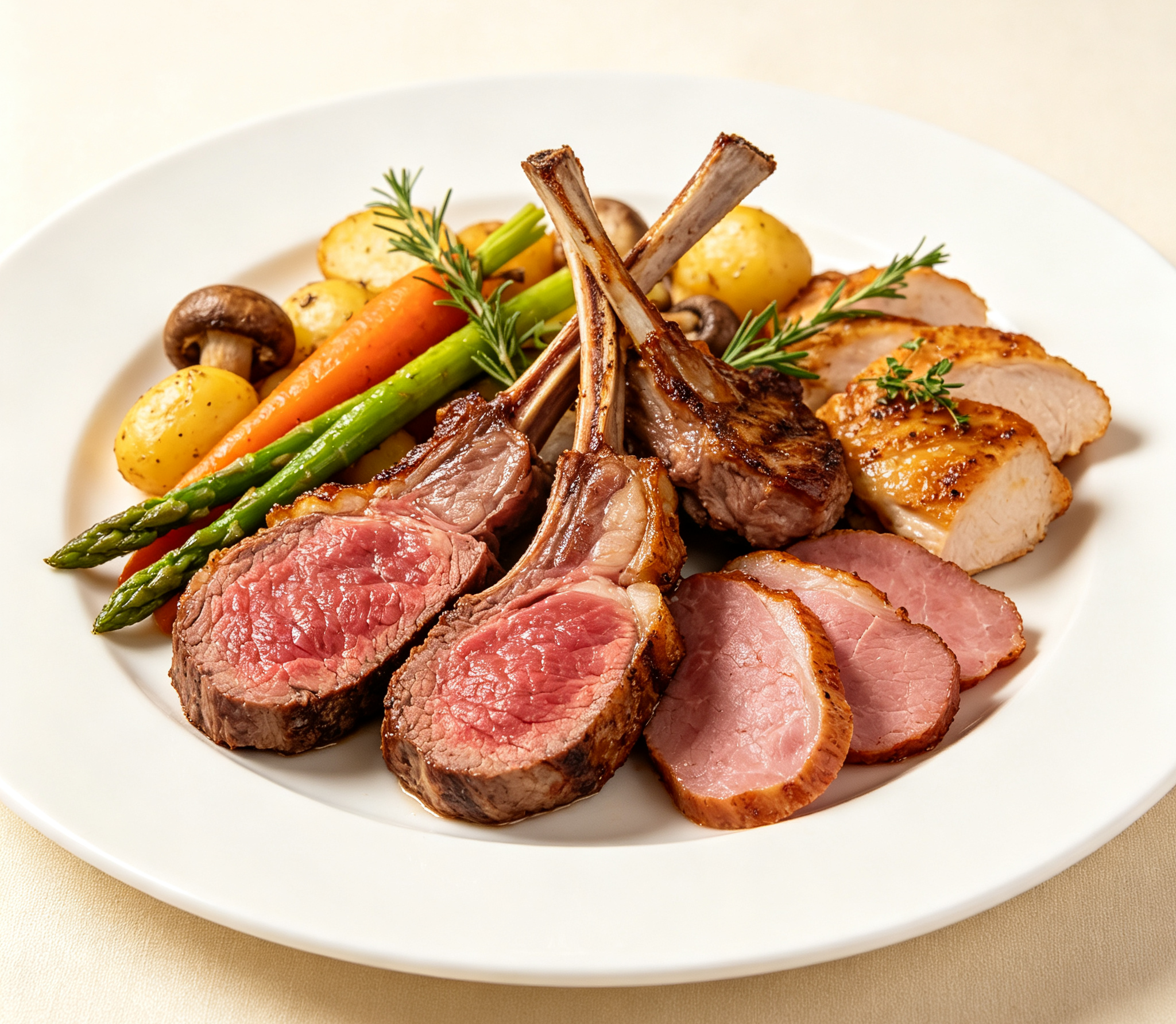 Mixed Meat Roast Dinner