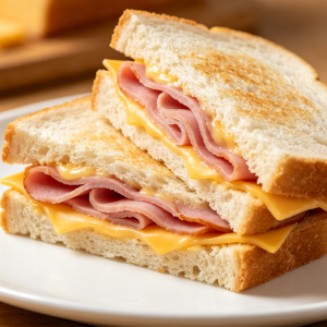 Classic Ham & Cheese Sandwich