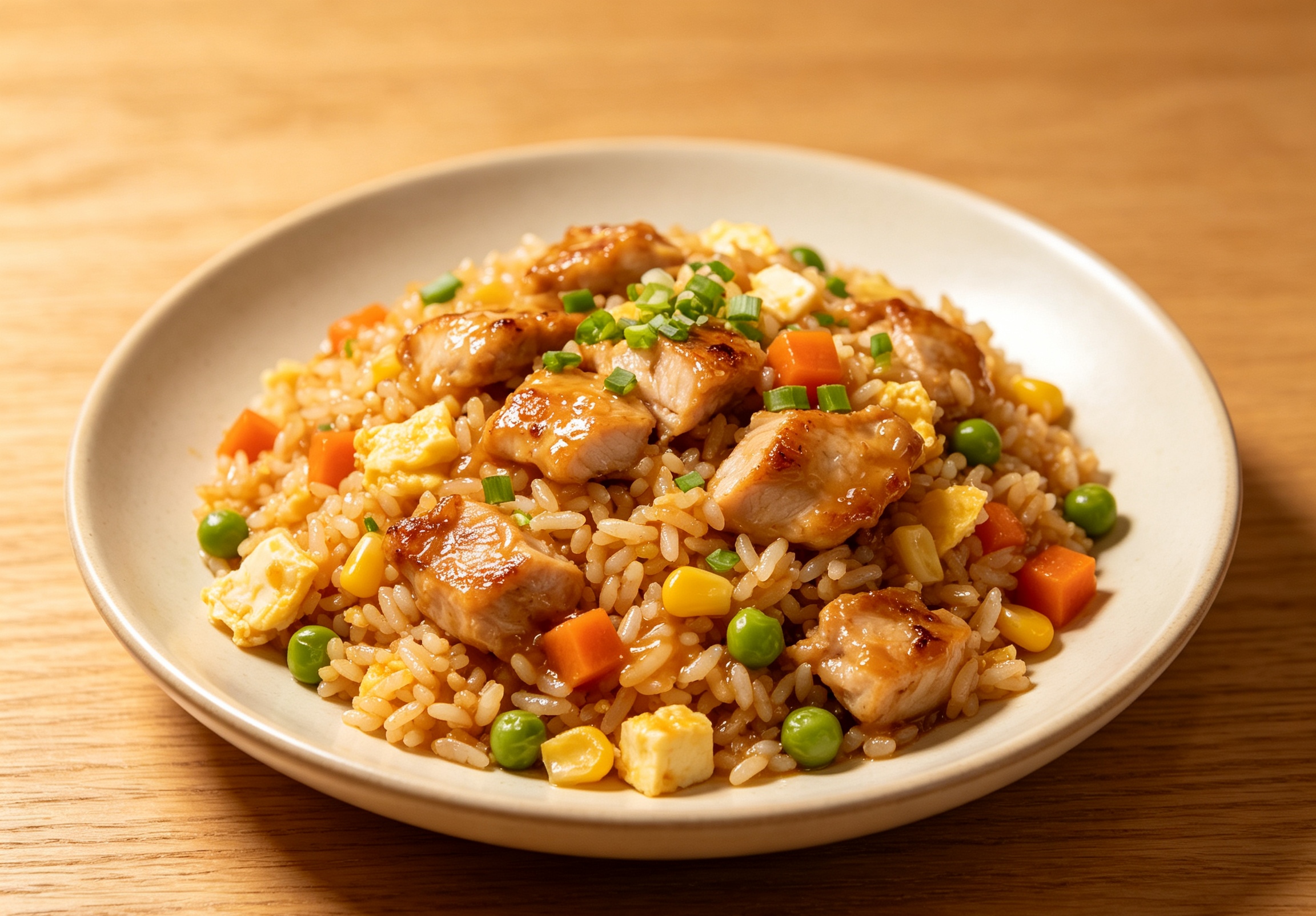 Chicken Flavored Fried Rice Portion