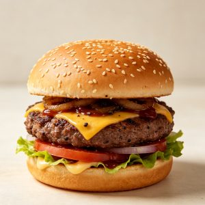 Peppercorn Beef Burger